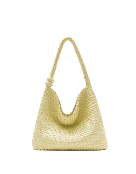 Large capacity hand woven tote bag, women's commuting beach vacation shoulder bag, summer new style