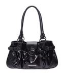 Mengmei Mijin! Original retro motorcycle armpit bag, French stick, women's oil wax leather hand-held shoulder bag