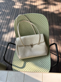 2026 summer new Korean flip bag temperament single shoulder armpit bag commuting ins large capacity versatile tote bag