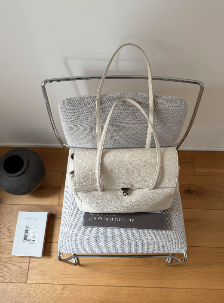 2026 summer new Korean flip bag temperament single shoulder armpit bag commuting ins large capacity versatile tote bag