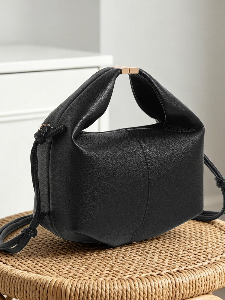 2026 bento bag, fashionable crossbody bag, niche bag, polene soft leather handbag, commuter women's bag