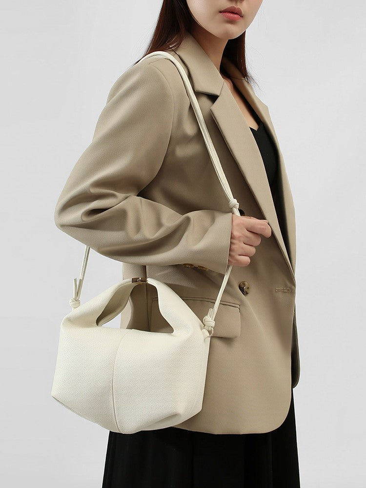 2026 bento bag, fashionable crossbody bag, niche bag, polene soft leather handbag, commuter women's bag