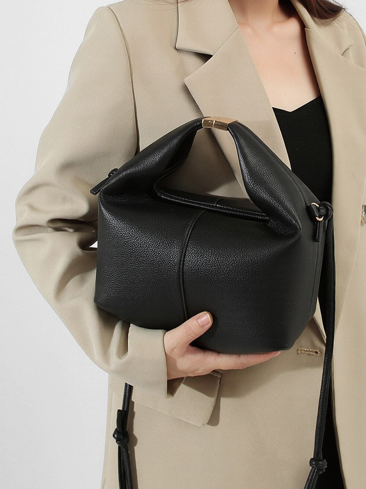 2026 bento bag, fashionable crossbody bag, niche bag, polene soft leather handbag, commuter women's bag