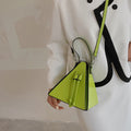 European and American retro hand-held triangle bag new niche design trendy women's bag ins single shoulder crossbody bag