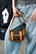Mini small square bag, second-hand luxury goods, Louis Vuitton versatile, large capacity diagonal cross square bag